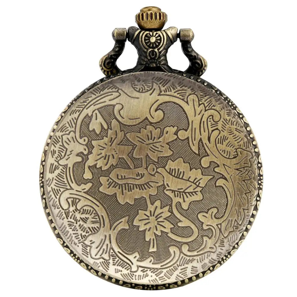AC/DC Hells Bell Antique Bronze Pocket Watch