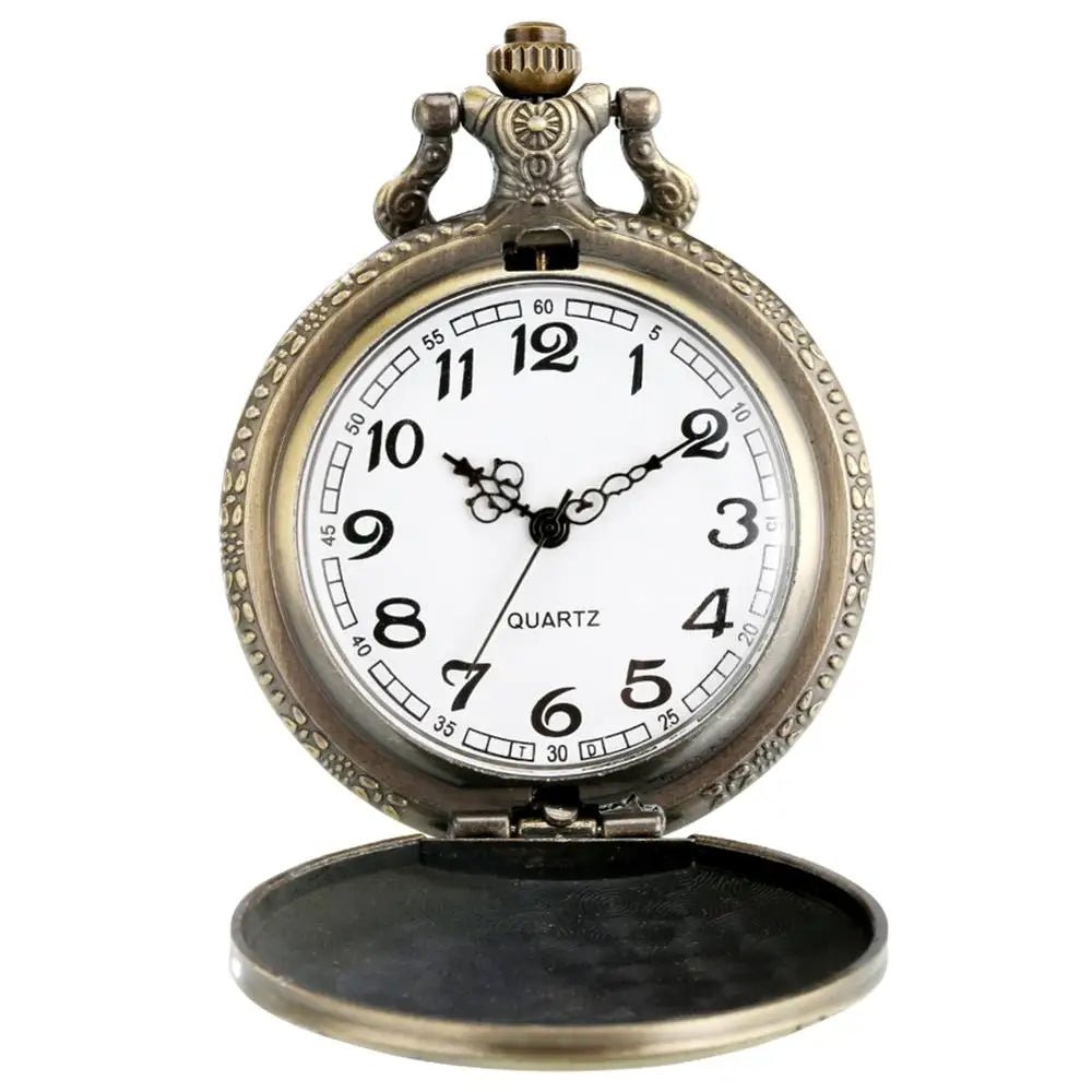 AC/DC Hells Bell Antique Bronze Pocket Watch