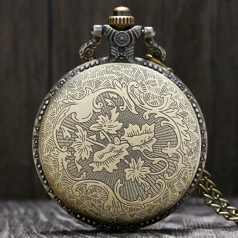 Antique Bronze 'I Can Do All Things' Watch Necklace