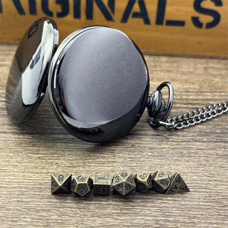 Steampunk Gunmetal Kraken Pocket Watch
